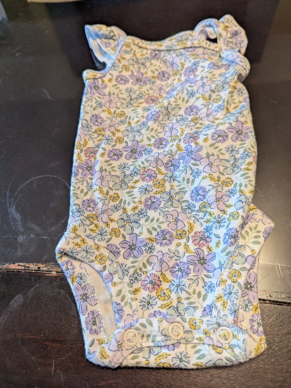 Carter's NB Floral Onesie